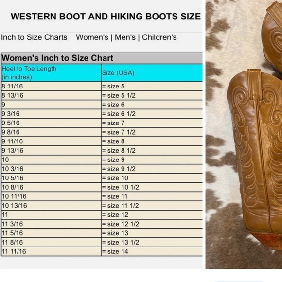 TONY Lama leather cowboy boots, in good condition decorative shaft. - Picture 15 of 15